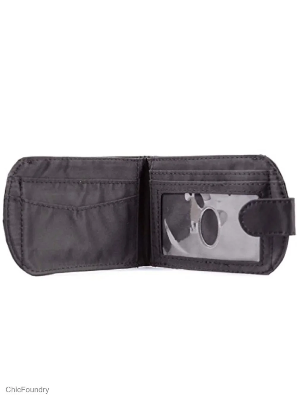 Women's Slim Bi-Fold Wallet Holds 25 Cards Nylon Microfiber RFID